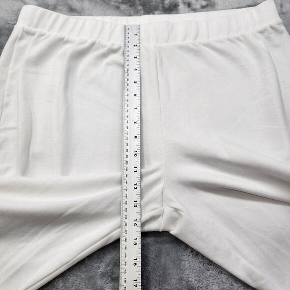Vintage Blair Pants Womens 2XL White Pull On Ankle Legging Skinny Casual Stretch - Picture 6 of 9
